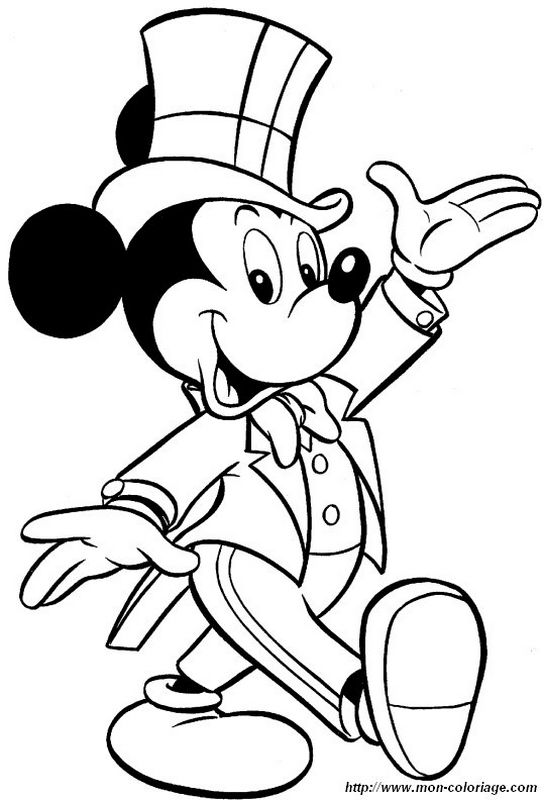 Coloriage de Mickey