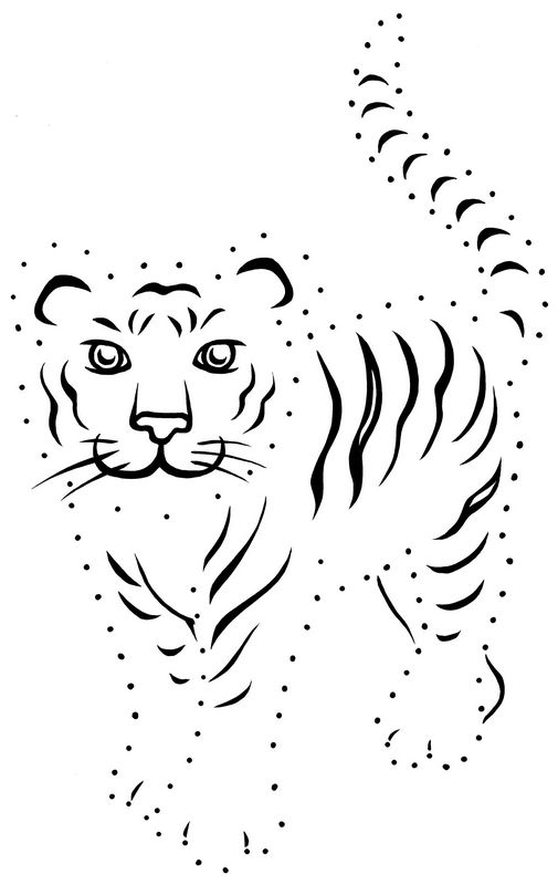 Coloriage disney mystere tigre lion jungle à imprimer